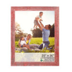 20″ x 30″ Rustic Farmhouse Red Wood Frame