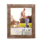 24″ x 36″ Rustic Farmhouse Espresso Wood Frame