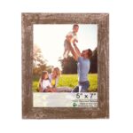 5″ x 7″ Rustic Farmhouse Brown Wood Frame