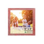 8” x 8” Rustic Farmhouse Espresso Wood Frame