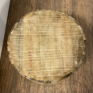 Updated Rustic Round Stump Coffee Table