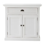 Modern Farmhouse White Accent Cabinet