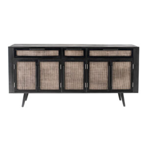 30" Black Lacquer MDF Dining Table