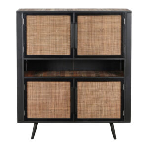 18' X 44' X 80' Salvaged Natural Wood Glass Curio