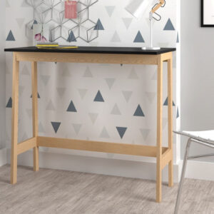 Modern Geo Oak Finish Work and Study Computer Table