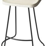 Backless Wood Counter Stool