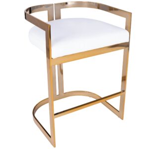 White Upholstered King Platform Bed