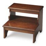 Handcrafted Chestnut Burl Step Stool