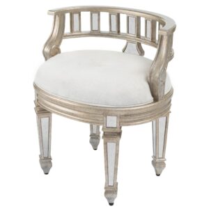 Yellow Solid Wooden Spindle Side Table