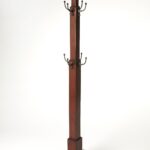 Webster Antique Cherry Coat Rack Tree