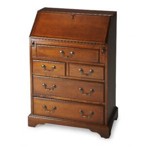 Nory Light Gray Oak Three Drawers Computer Desk