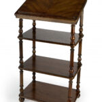 Vintage Oak Library Stand