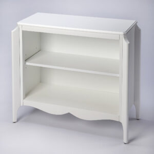 Black Wash Bookcase With One Drawer