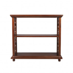42" Black Solid Wood and Natural Counter Stool