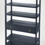 Lark Navy Blue Bookshelf