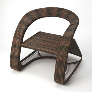 Edge Adjustable Swivel Black Faux Leather Stool