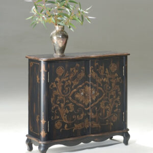 29" Black Three Drawer Dresser