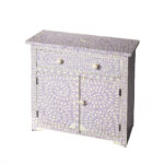 Vivienne Lavender Bone Inlay Console Chest