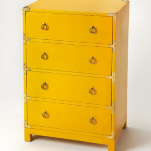 46' X 18' X 80' Antique Gold Curio Cabinet