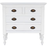 Easterbrook White 4 Drawer Chest