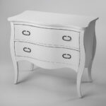 Rochelle White  2 Drawer Chest