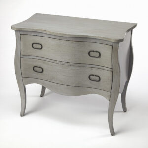 Rustic Red Cocoa TV Stand with Two Drawers