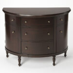 Bedford Mahogany Demilune Console Chest
