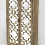 Morjanna Greige Mirrored Armoire