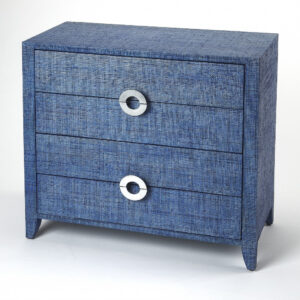 White Platform King Bed with Two Nightstands