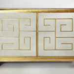 Bello Leather Console Cabinet