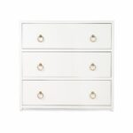 Lark White 3 Drawer Chest