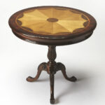 Traditional Cherry Round Pedestal Table