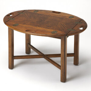 Updated Rustic Round Stump Coffee Table