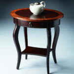 Cherry Nouveau Oval Accent Table