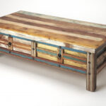 Rustic Painted Coffee Table