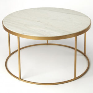 White and Chrome High Gloss Square Coffee Table