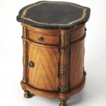 Fossil Stone Drum Table