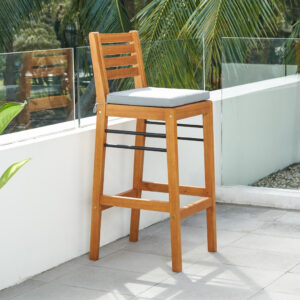 Grey Faux Leather Dining Chair