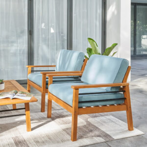 Modern Indoor Outdoor Golden Yellow XL Folding Lounge Chair