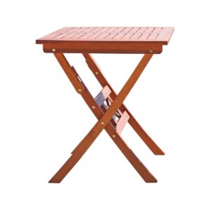 Natural Wood Round Bar Table