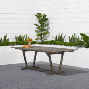 25' X 25' X 18'  Natural Wood Coffee Table