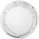 Silver 3D Framed Mirror