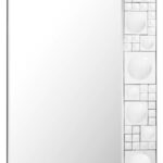 Bubbly Silver Mirror