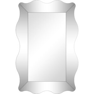 Classic Natural Finish Cheval Standing Oval Mirror