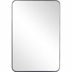 Rectangular Metal Framed Mirror