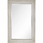 Antiqued Silver Finish Mirror