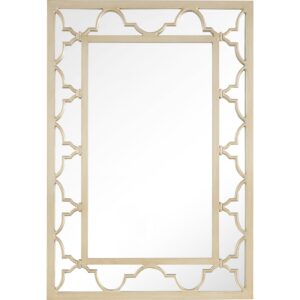 Brushed Titanium Rectangular Full Length Wall Mirror