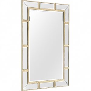Square Wall Mounted Clear Mirror