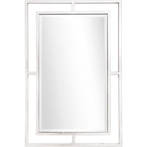20' Brushed Titanium Round Wall Mirror