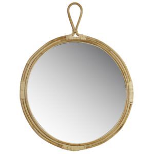 Rectangular Multicolored Wood Framed Mirror